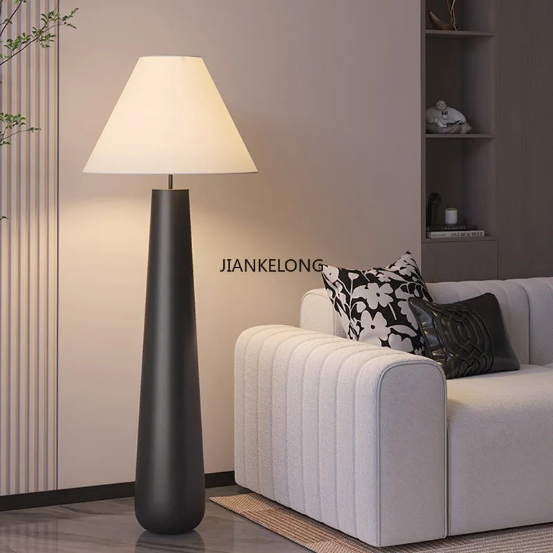 Modern Minimalist Creative Exclamation Mark Design Ambient Floor Lamp for Living Room Sofa Side Bedroom Bedside Room Decor LED