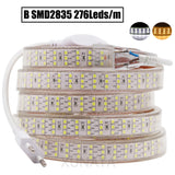 240Leds/m LED Strip SMD 5730 2835 5050 5630  220V 240V Waterproof LED Tape Rope Light RGB Warm White Home Decoration Lighting
