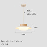 Cream Style Restaurant Pendant Light Japanese Style Wooden Dining Table Light Traditional Wabi Sabi Wind Light