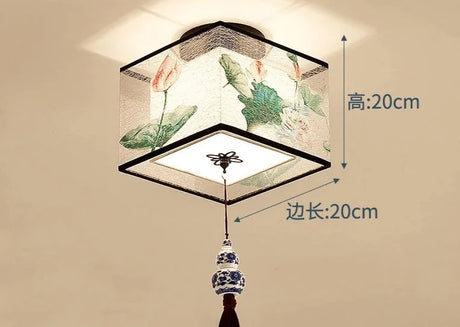 Corridor Warm Ceiling Light Hotel Villa Hotel Entrance Foyer Entrance Balcony Light