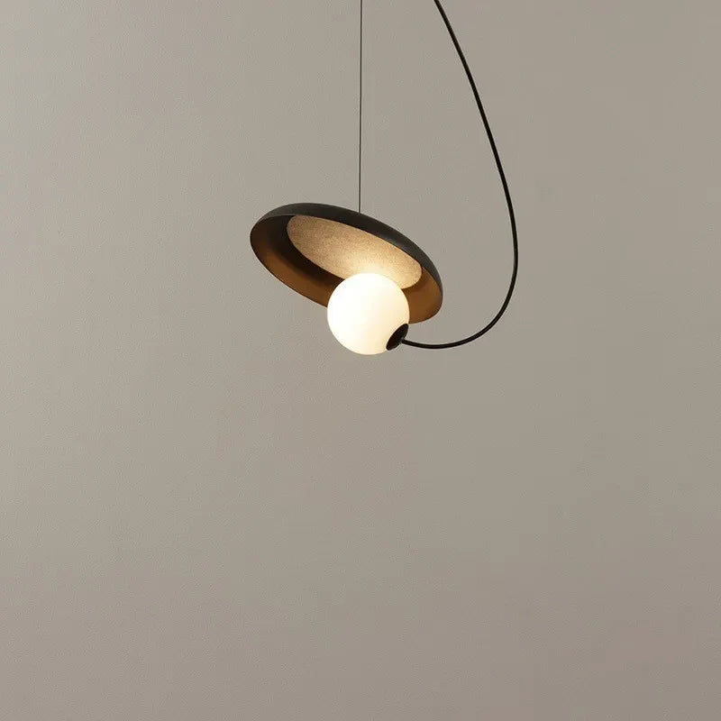 Nordic Retro LED Magnetic Chandeliers 3D Ball Free Movement Pendant Lamp Living Room Dining  Bedroom Bar Decor Hanging Lighting