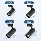 Full Set LED Track Lighting System - COB Ceiling Spotlights for Kitchen & Living Room