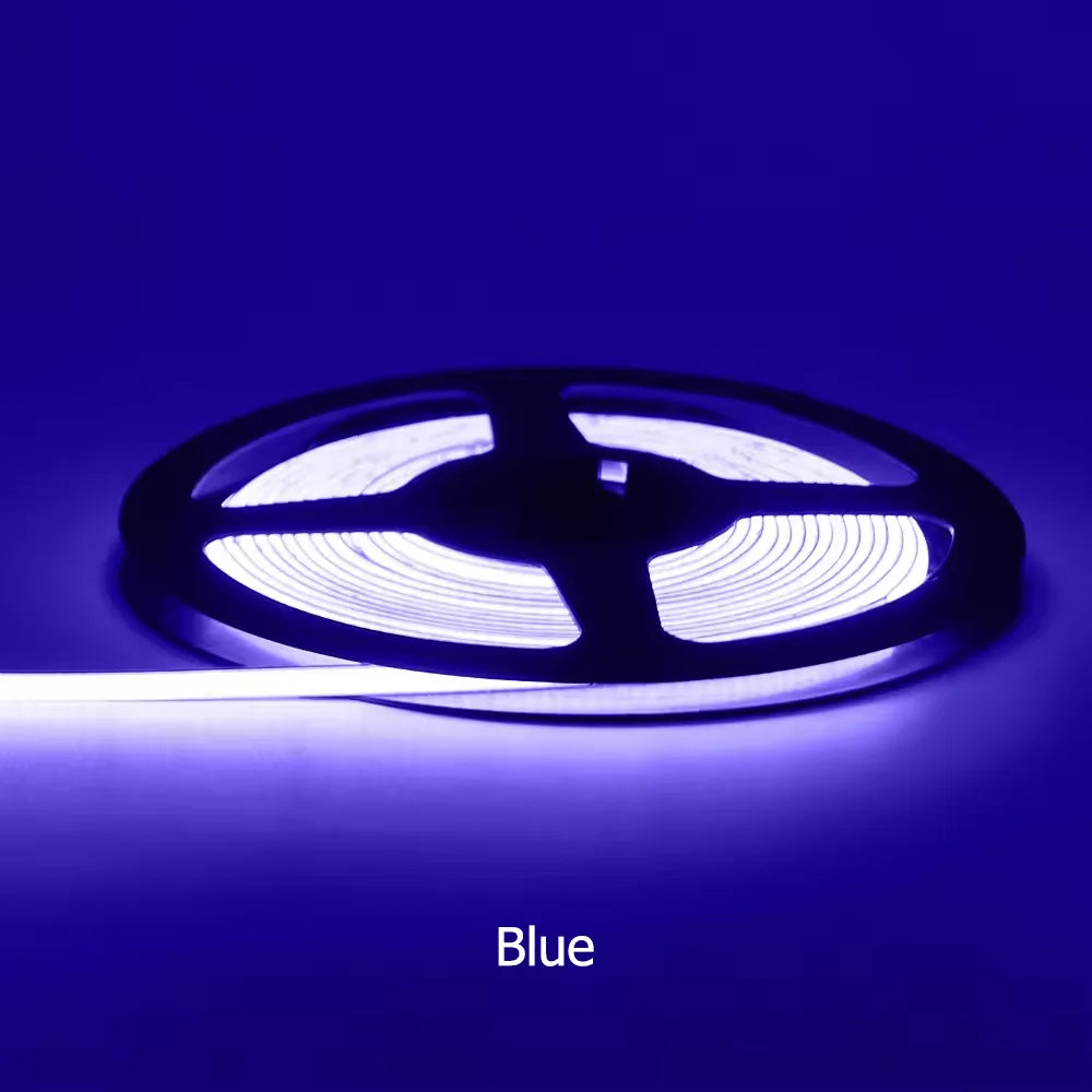 Ultra-Thin COB LED Strip 12V 24V - 2mm 3mm 5mm 8mm 10mm Flexible Tape