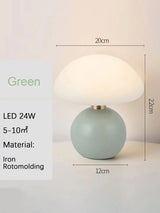USB Socket Decorative LED Table Lamp - Minimalist Night Light & Desk Light for Bedroom