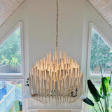 Nordic LogBranch Chandelier Living Dining Room Bar Bedroom Loft Stair Pendant Lamp Duplex Villa Home Decor Hanging Light Fixture