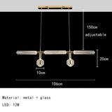 Nordic Luxury Art Glass Chandelier Creative Bar Villa Hotel Clubhouse Restaurant High End Pendant Lamp Home Decor Lighting