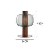2026 Italy Designer Bonbori Brokis Table Lamps Modern Glass Desk Light For Living Room Bedside Bedroom