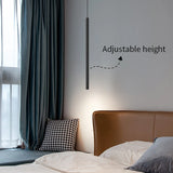 Modern Bedroom Chandelier Suspension Bedside Pendant Ceiling Lamp Nordic Minimalist Living Room Decor Bar Cafe Lights Fixtures