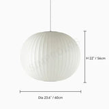 Wabi-sabi Silk LED Pendant Lamp Denmark Designer Hanging Light Living Room Hotel Restaurant Factory Direct High-End Home Decor