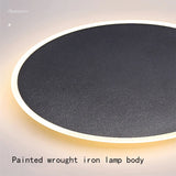 Modern Minimalist Round LED Wall Lamp - Touch Switch & Motion Sensor Porch Light