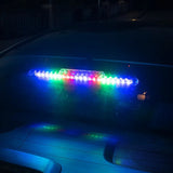 Strobe Police Lights LED Warning Lamp Solar RGB Car Anti Collision Lights Parking Signal Lamp Flasher Emergency Warning Lighting