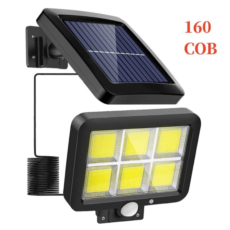 Solar Lights Outdoor PIR Motion Sensor COB Solar Led Light Outdoor Powered By Sunlight Wall Street Lamp Waterproof Home Garden