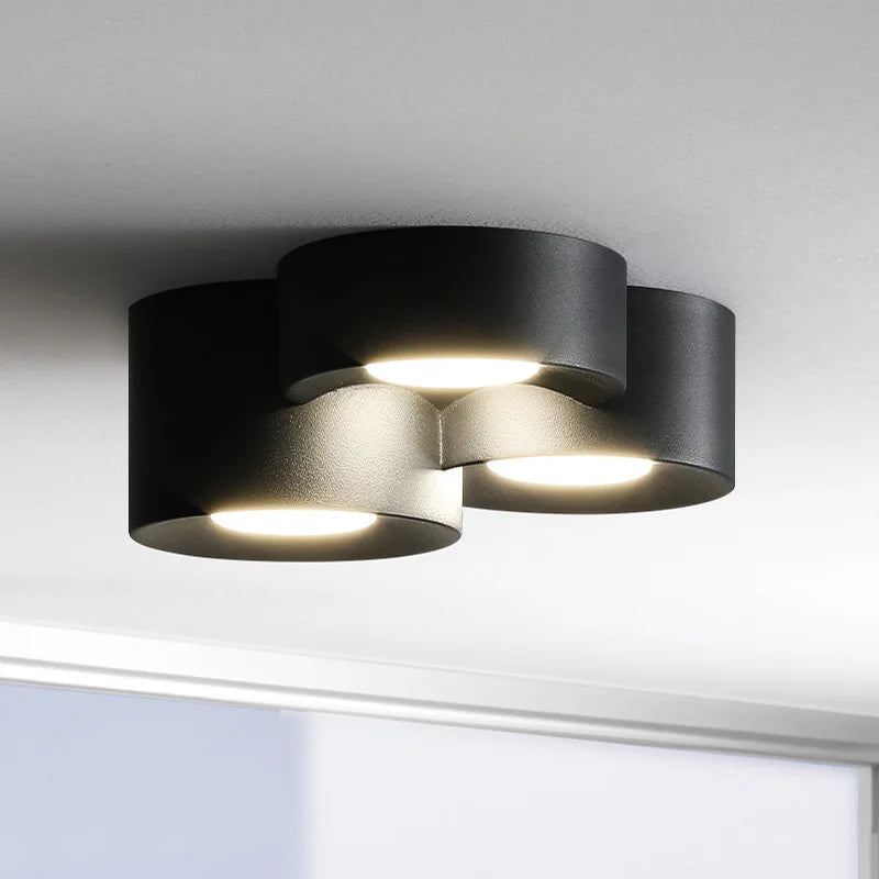 Minimalist Ceiling Lamp Resin Cylinder Ceiling Spotlight For Bedroom Hallway Aisle Nordic Indoor Decor Ceiling Light Lighting