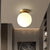 Modern Corridor Ceiling Light Nordic Personality Creative Round Glass Ball Ceiling Lamp For Home Kids Room Decorations Lighting