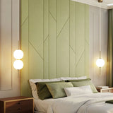 Nordic Glass Ball LED Pendant Lights Bedroom Bedside Hanging Lights Fixture Long Design Lighting Nordic Ceiling Chandeliers