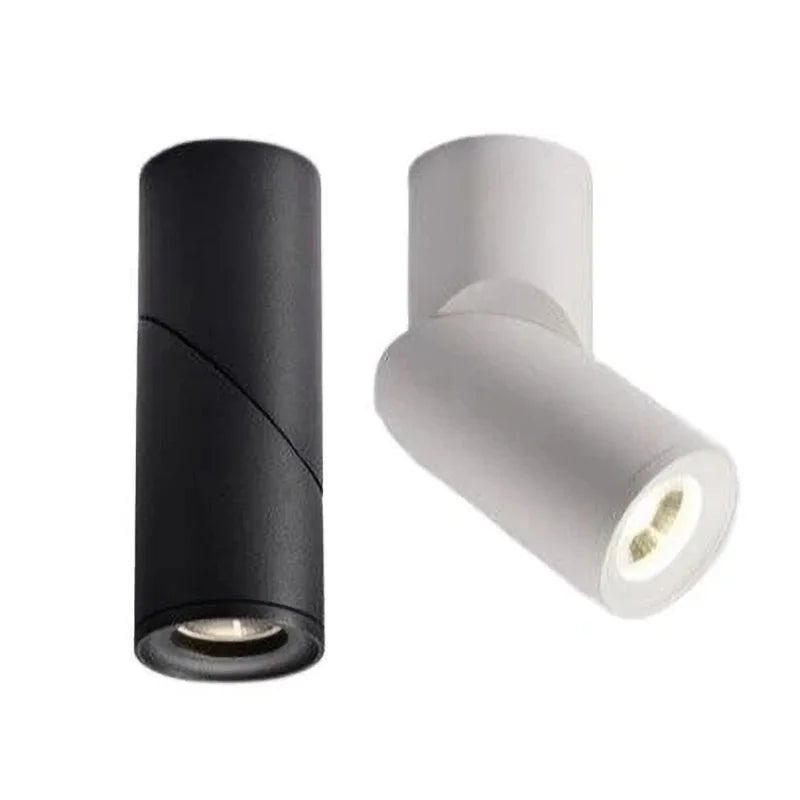 Dimmable Cylinder LED Downlights Surface Mount 7W 12W 15W 18W 24W COB Ceiling Spot Lights AC85~265V Round Lamps indoor Lighting