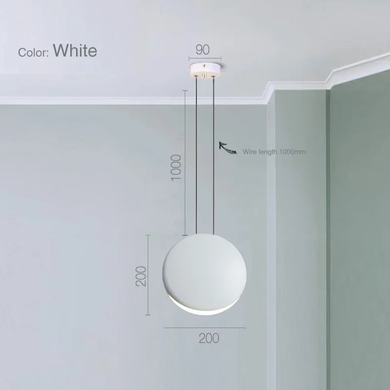 Scandinavian LED Chandelier - Modern Nordic Pendant Lamp for Dining & Kitchen