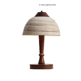 New Creative Ceramic Lampshade  Lamp Wood Base EU AU US Adapting Plug for Bedroom Parlor Hotel Dining Dropshipping