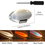 Italian Designer "Eye of the Sky" Table Lamp - Crystal LED Projector Light