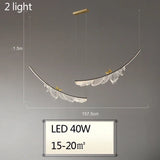 Modern Creative Feather Bird Acrylic Pendant Lamp Restaurant Living Room Hotel Lobby Led Chandelier Art Home Decoration Lighting