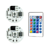 5V RGB LED USB Light Plate Set (1–10 Pcs) - Wireless Remote & Linkage Control COB Chip