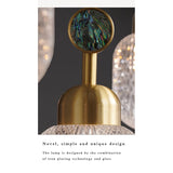  Modern Pendant Light Hanging Adjustable Gold Pendant Lighting for Kitchen Island  bedside living room with Unique Acrylic