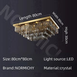 Crystal Lamp Nordic Minimalist Living Room Main Light Modern Elegant Ceiling Light Creative Home Restaurant Led Lights