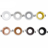 LED Module MR16 White Black Led Spotlight Fixture Aluminum Round Gu10 Embedded Led Downlight Frame