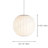 Wabi-sabi Silk LED Pendant Lamp Denmark Designer Hanging Light Living Room Hotel Restaurant Factory Direct High-End Home Decor