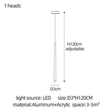 Modern LED Long Staircase Chandelier - Luxury Villa & Attic Hanging Lamp