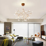 Nordic Firefly Branch LED Chandelier - Modern Luxury Pendant Hanging Lamp