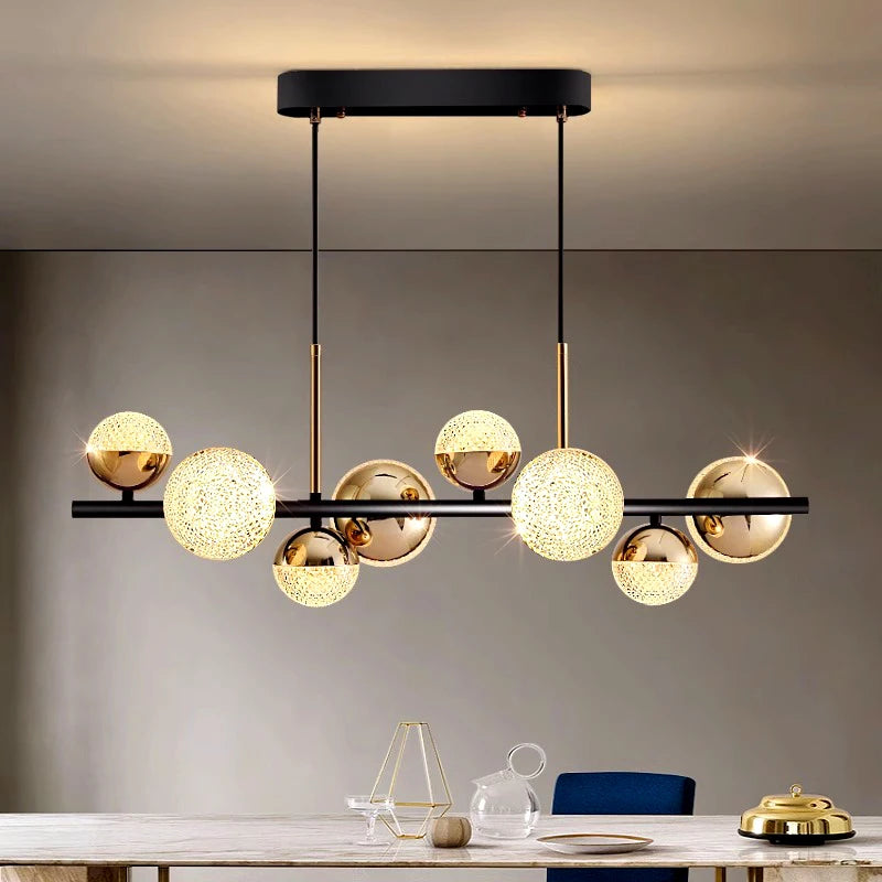 Modern LED Pendant Light for Living Room - Luxury Home Decor Chandelier