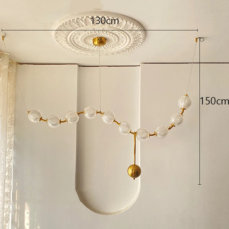 Simple and luxurious home decoration with LED lights, living room pendant lights, dining room pendant lights, indoor lighting