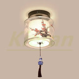 Modern Simple Lotus Bird LED Ceiling Lamp Living Room Bedroom Study Hotel KTV Bedside Ceiling Light Room Decoration Ceiling Lamp