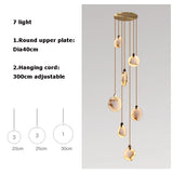 New Chinese LED Marble Gold Home Deco Designer Chandelier Lighting 2026 New Trend Lustre Hanging Lamps For Living Room
