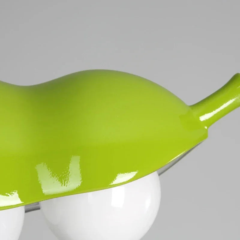 Art Deco LED Wall Lamp Modern Beige Green Pink Resin Hyacinth Bean Living Room Bedroom Aisle Restaurant G9 Bulb Lighting