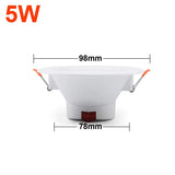 15W 9W 7W 5W Smart LED Downlight RGB Dimmable Spotlight Tuya WiFi Smart Ceiling Lamp RGB+CW+CCT Voice Control with Alexa Google