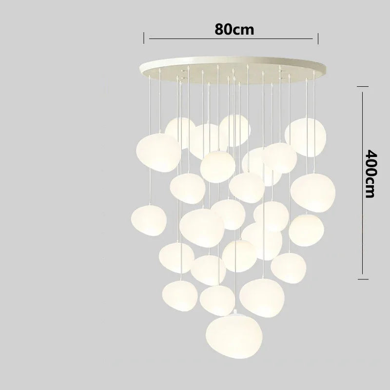 Modern home decor led lights pendant light lamps forstaircase Chandeliers for living room hanging light indoor lighting