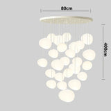 Modern home decor led lights pendant light lamps forstaircase Chandeliers for living room hanging light indoor lighting