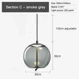 Modern Hemp Rope Glass Pendant Light Luminaire Rope Hanging Lamp Designer Cafe Bar Fixtures Drop Ship Knot Home Decor Chandelier