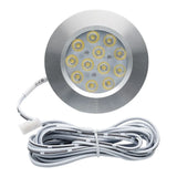 8X12V LED Warm LED Round Spot Interior Dome Ceiling Light 3W For Car RV Caravan Camper Trailer Camper Warm Light 300 LM Warm 300