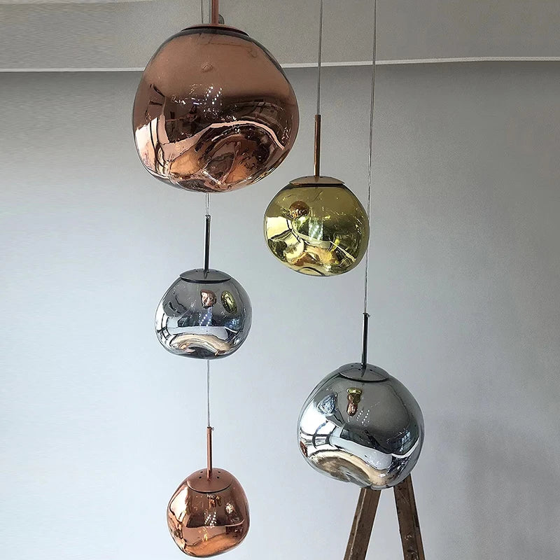 Modern Original Pendant Light Lava Lamp Design PVC Lighting for Living Room Indoor Decor Home Fixtures Loft Kitchen Hanging Lamp