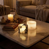 Marble Luxury Tactile Lamp Creative Multi-color Gradient Light Wireless Charging Bedroom Bedside Lamp Home Decor Perfect Gift
