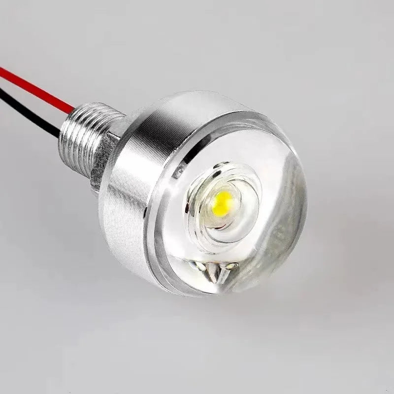 Ultra-Thin Diffuse LED Mini Spotlight (1W / 2W / 3W, DC 5V/12V/24V) - Super Bright Constant Voltage Light for Equipment & Instruments