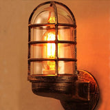 Retro Industrial Wall Lamp For Loft Coffee Bar Corridor Aisle Waterproof Outdoor Sconce Antique E27 Exterior Led Lights Fixture