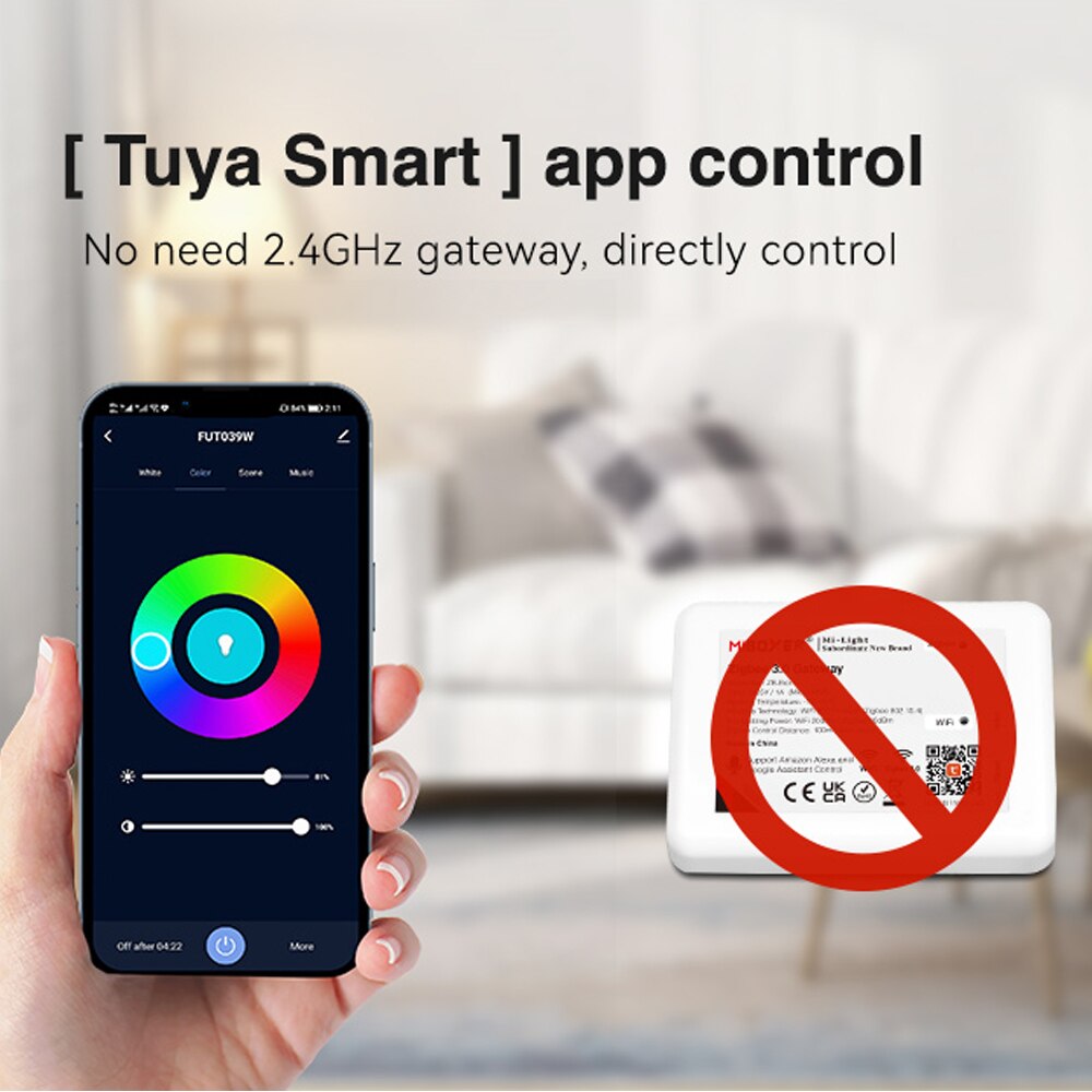 Milight Miboxer Smart Controller WL5 WL-Box1 T1 T2 T3 T4 P1 P2 P3 RF 2.4G 5in1 WIFI Voice For Single Color CCT RGB RGBW Wireless