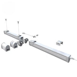 -40 ° C low temperature application IP66 emergency ultra-thin LED three proof lighting fixture 1200mm linear refrigerator light