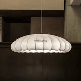 Japanese Wabi Sabi Fabric E27 Pendant Light Living Dining Room Minimalism Chandelier Designer Home Decor Bedroom Hanging Lamp