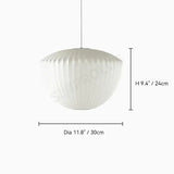 Wabi-sabi Silk LED Pendant Lamp Denmark Designer Hanging Light Living Room Hotel Restaurant Factory Direct High-End Home Decor