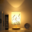 USB Powered Modern Nordic Wood Table Lamp Night Light for Bedroom Illumination Warm White Gift Wooden Bedside Kids Room Decor